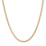 10K REAL Hollow Yellow Gold 1.50mm-6.00mm Diamond Cut FRANCO Chain