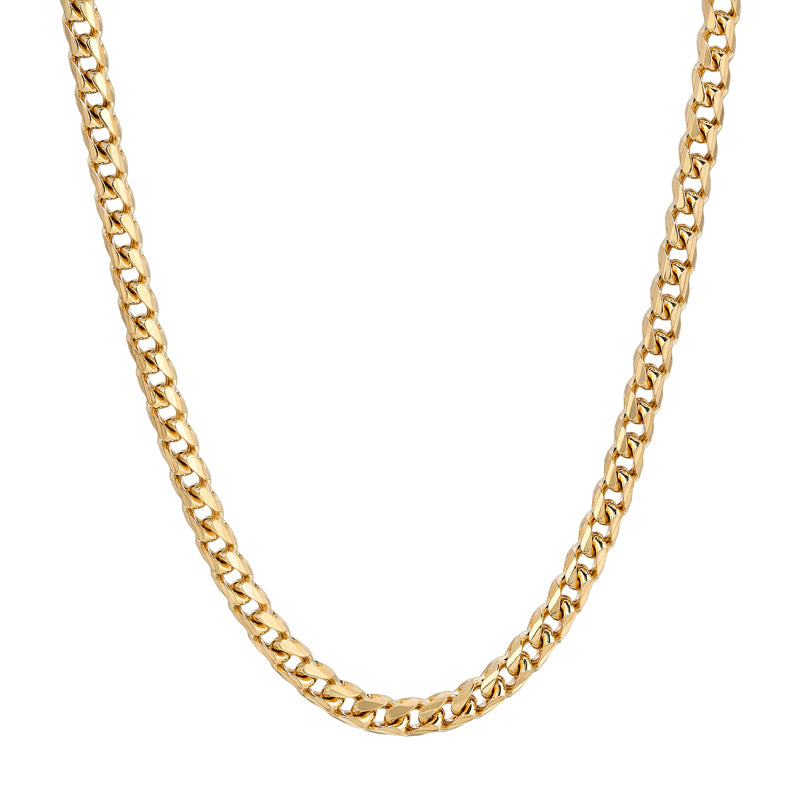 10K REAL Hollow Yellow Gold 1.50mm-6.00mm Diamond Cut FRANCO Chain