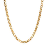 10K REAL Hollow Yellow Gold 1.50mm-6.00mm Diamond Cut FRANCO Chain